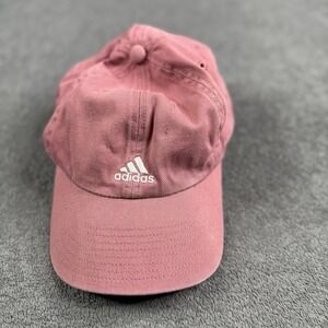 ADIDAS ORIGINALS STRAP-BACK HAT RED WHITE UNISEX